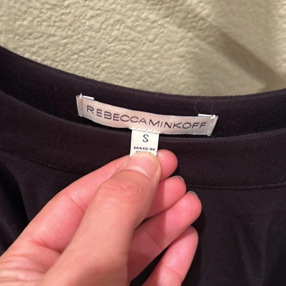 Rebecca Minkoff black off the shoulder top - Picture 6 of 10